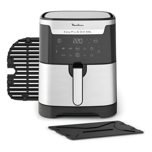 Freidora De Aire Digital Moulinex Easy Fry & Grill Xxl 6,5lts, Inox, 1850w