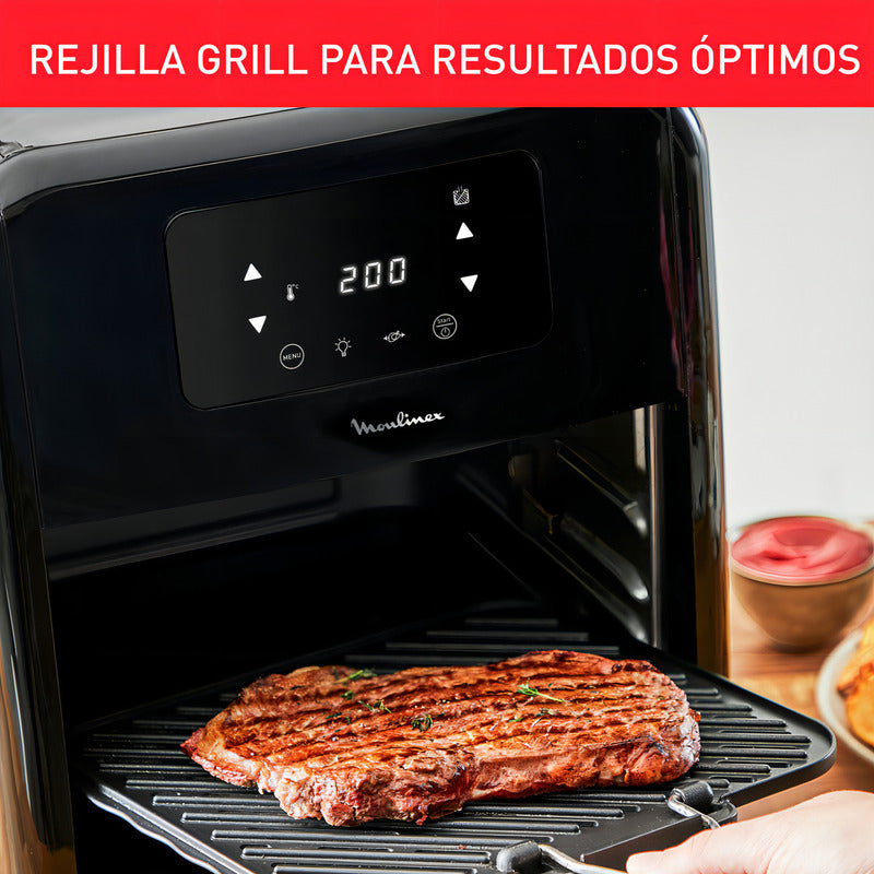 Easy Fry Horno & Grill 9 En 1, Freidora De Aire Y Horno Moul - Negro