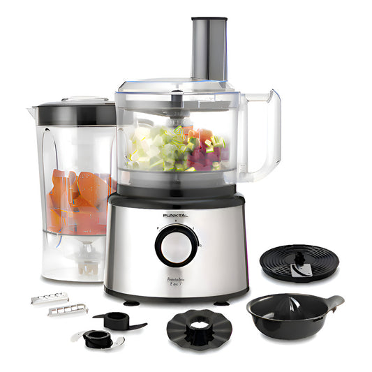Multiprocesadora De Alimentos Punktal Mp12 Acero Inoxidable Inox