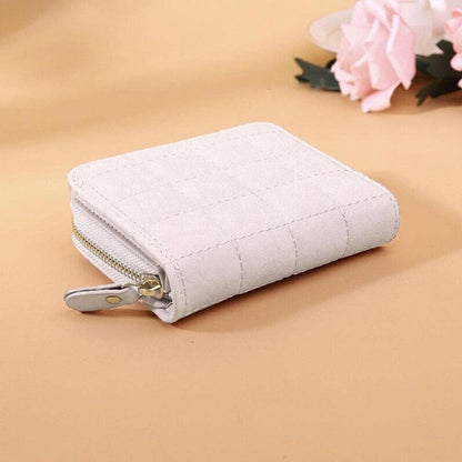 Billetera Dama Chica Billeteras De Dama Monederos Para Mujer Blanco