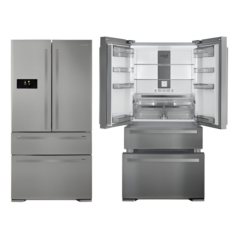 Heladera French Door Inverter Futura Fut-rpf560 Eficiencia A Color Gris