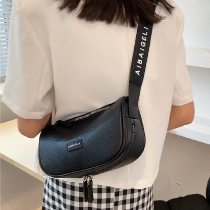 Cartera De Mujer Bandolera Para Damas Con Correas Ajustables Negro (1) Liso