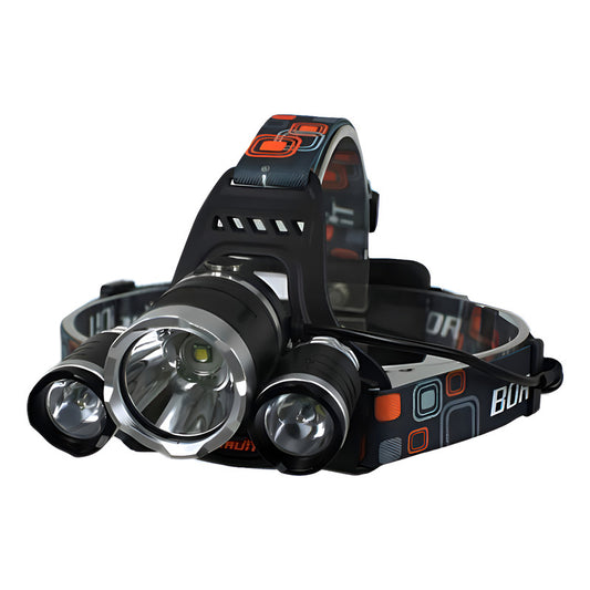 Linterna Cabeza Tipo Minero Batería Recargable Camping Pesca - Blanco