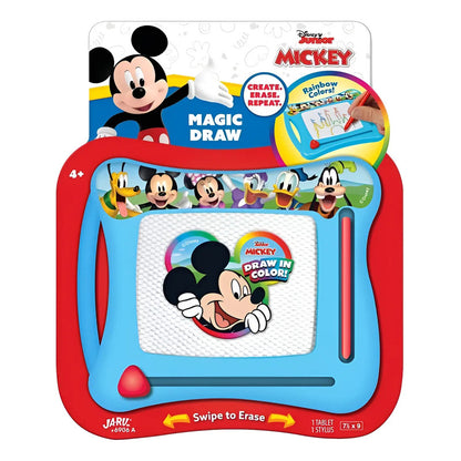 Pizarra Niño Mickey Magica Con Lapiz Viajes Mvd Kids - Rojo/azul