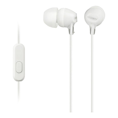 Auriculares Sony Con Micrófono Mdr-ex15ap Color Blanco