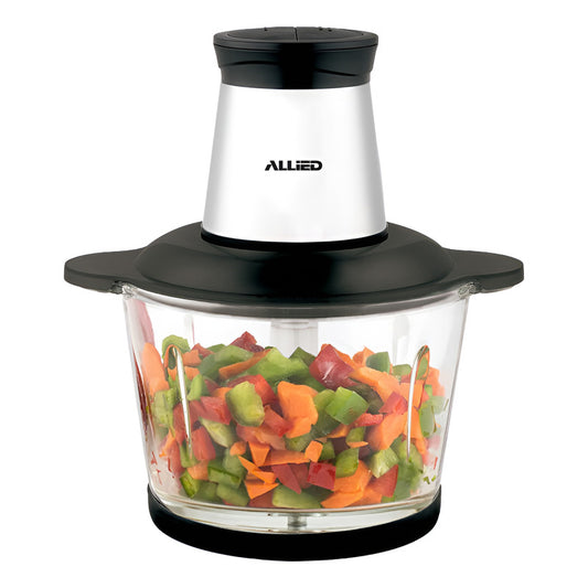 Picadora De Alimentos Allied Capacidad 2 L 550 W De Potencia Negro