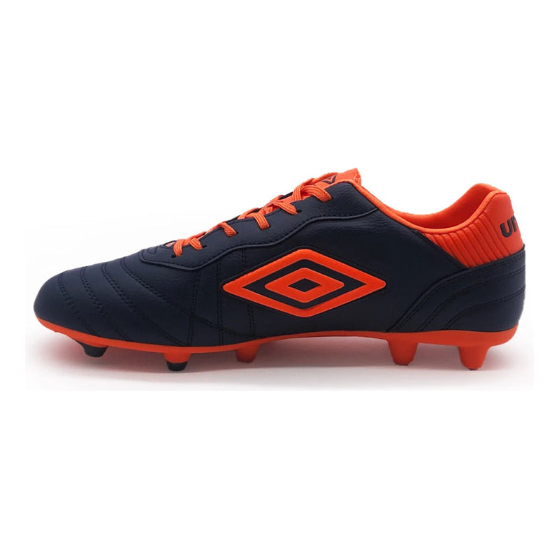Championes Futbol 11 Umbro Touch Champion F11 Zapato Adulto - Azul/naranja - 12,5 Us