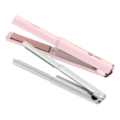 Planchita De Pelo Inalámbrica Recargable Para Viaje Xion Color Rosa