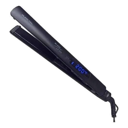 Planchita Pelo Punktal Profesional 230° Pantalla Digital Amv Color Negro
