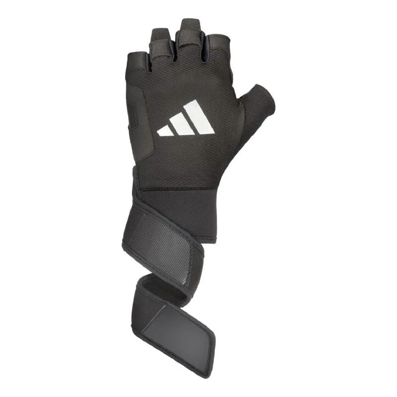 Guantes De Entrenamiento De Fuerza adidas Color Negro - Negro - Lisa - Xl