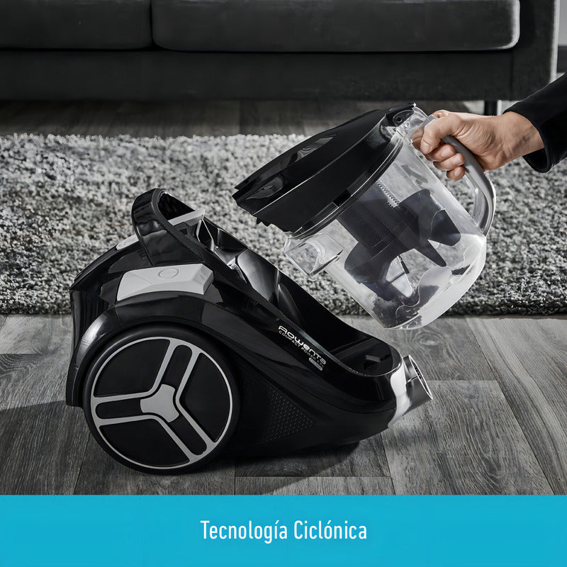 Aspiradora Trineo Rowenta Compact Power Xxl -  550w Negro/gris