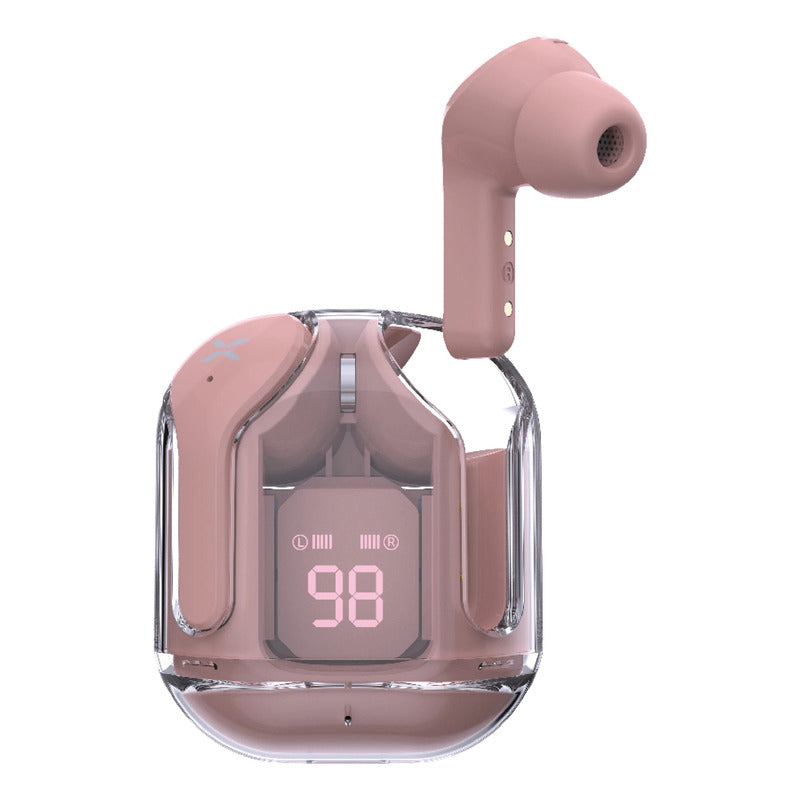 Auriculares Bluetooth Inalambrico Xion Xi-aux400 Color Rosa