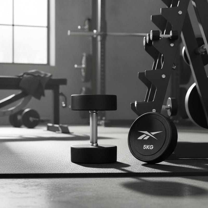 Mancuerna Redonda Cpu 5kg Reebok Color Negro