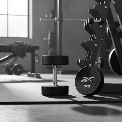 Mancuerna Redonda Cpu 5kg Reebok Color Negro