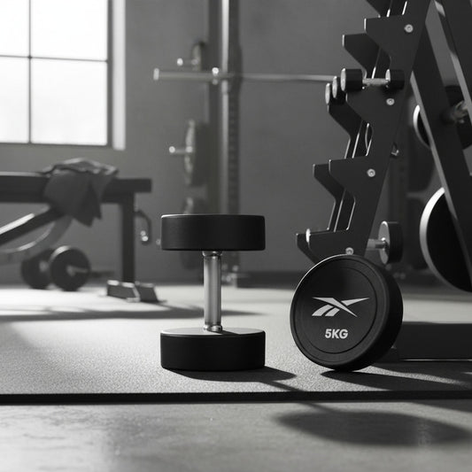 Mancuerna Redonda Cpu 5kg Reebok Color Negro