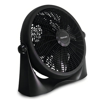 Turbo Ventilador De Piso Microsonic Vt4001 Con 5 Aspas 40 Cm - 40 Cm - Negro - Negro - 5