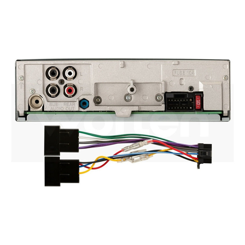 Autoestéreo Medios Digitales Sony Dsx-a410bt Bluetooth iPod Color Negro