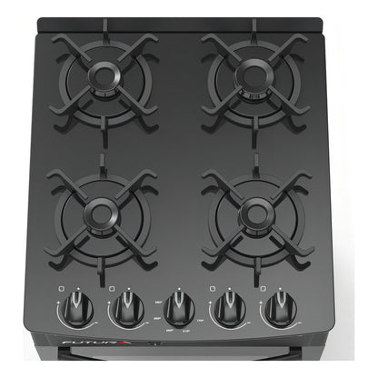 Cocina A Supergas Futura Massima Color Negro