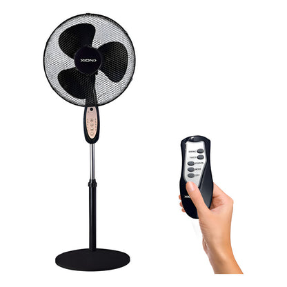 Ventilador De Pie Xion Con Control Timer 3 Aspas 40 Cm Dimm
