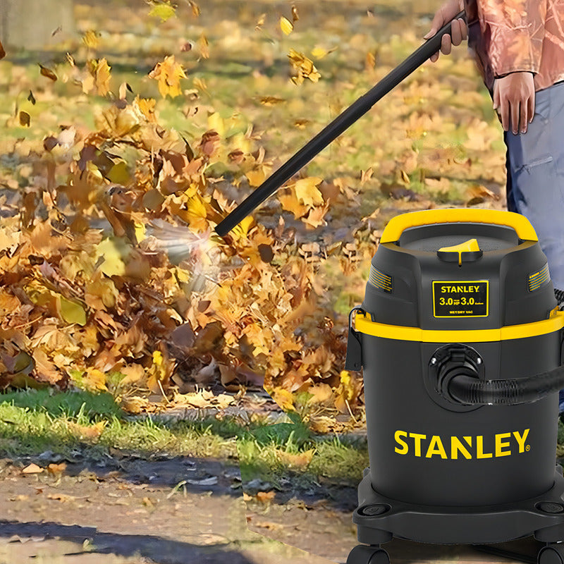 Aspiradora Profesional Polvo Y Agua Stanley 11 Lts 3 Hp Negro