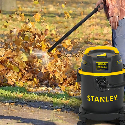 Aspiradora Profesional Polvo Y Agua Stanley 11 Lts 3 Hp Color Negro