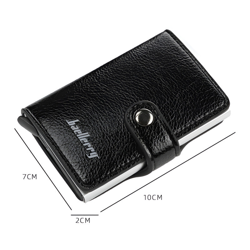 Billetera Con Tarjetero Automático, Ejecutiva Antirrobo Cartera Rfid Plegable De Cuero Alta Calidad Everest