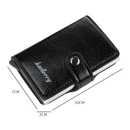 Billetera Con Tarjetero Automático, Ejecutiva Antirrobo Cartera Rfid Plegable De Cuero Alta Calidad Everest