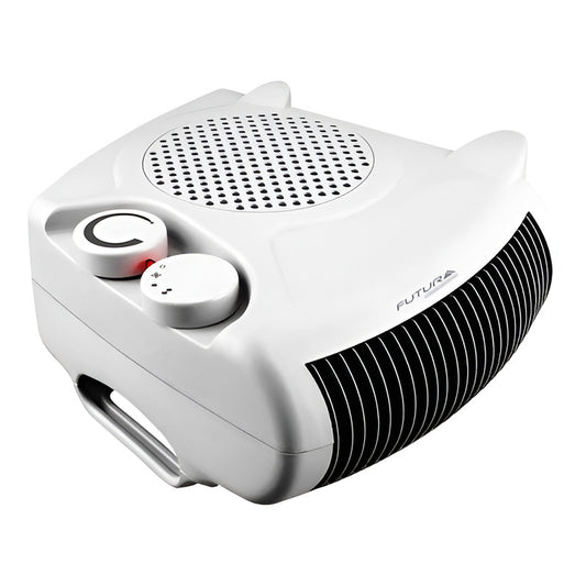 Futura Caloventilador 2 Posiciones Convector De Piso Fut-cv2003vh Color Blanco