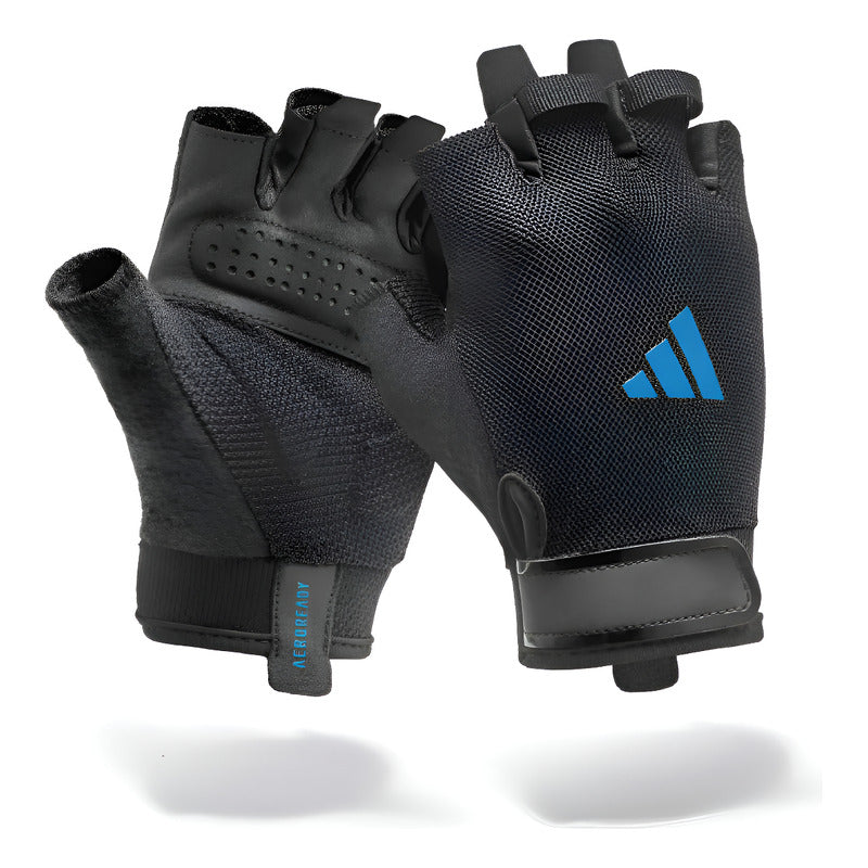 Guantes De Entreno, Pesas O Gym adidas Essential Color Azul - Azul - Lisa - Xl