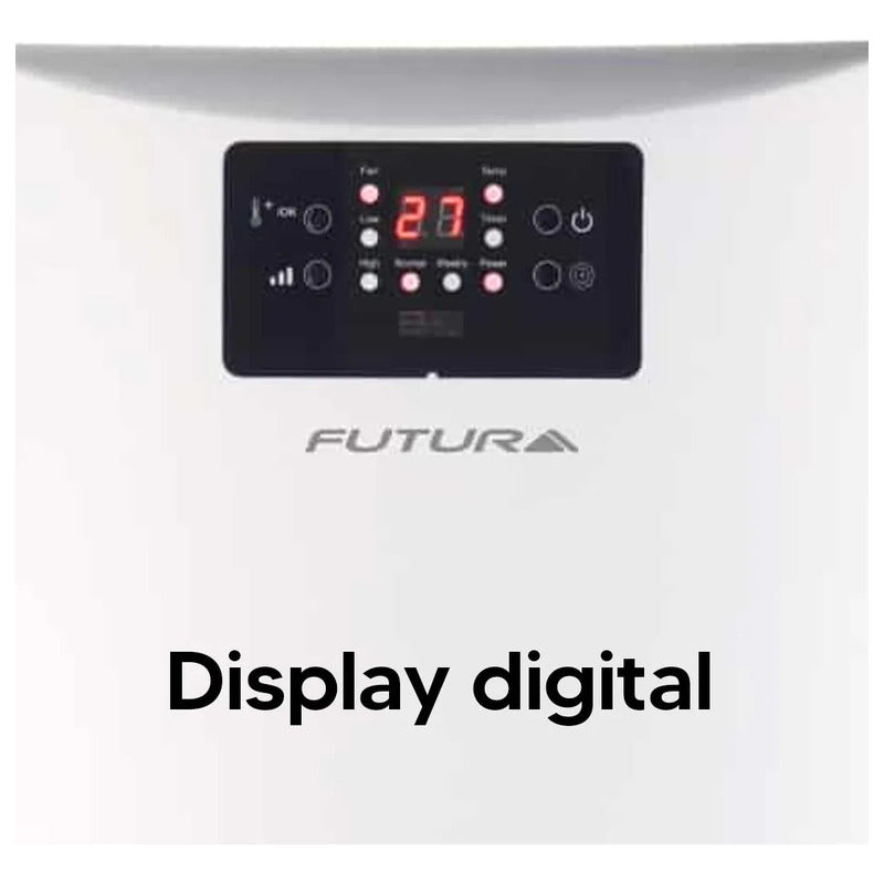 Caloventilador Calefactor Eléctrico Para Baño Blanco