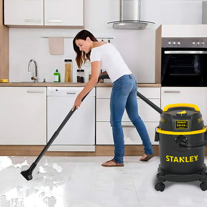 Aspiradora Profesional Polvo Y Agua Stanley 11 Lts 3 Hp Negro