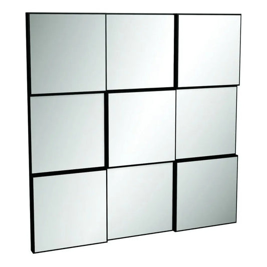 Espejos Decorativos De Pared Panel 75x75cm Tmo Negro