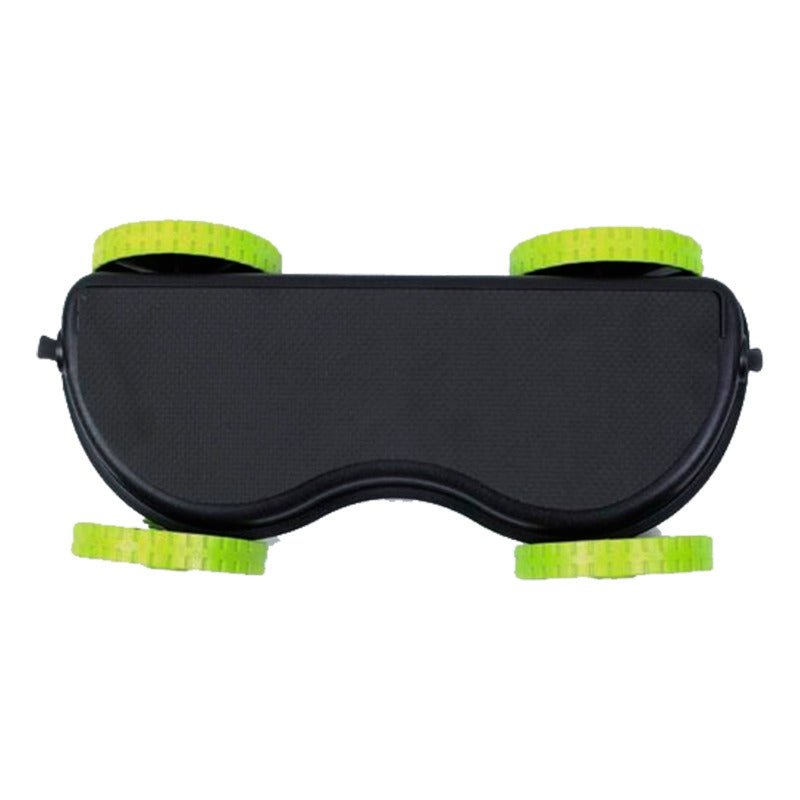 Rueda Abdominal Banda Elástica Revoflex Extreme Fitness Color Negro