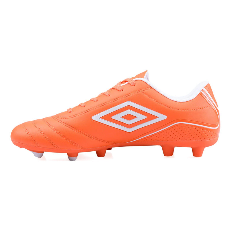 Championes Futbol 11 Umbro Classico Botin F11 Zapato Adulto - Naranja - 9.5 Us