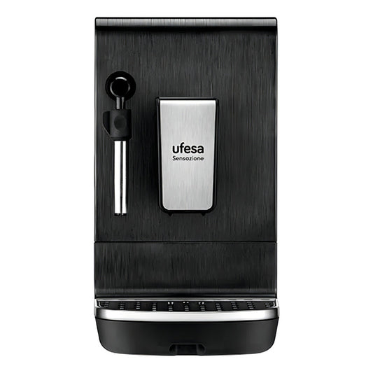 Cafetera Espresso Automatica Ufesa Sensazione Control Digita Negro