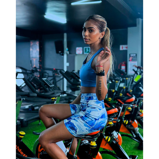 Bicicleta Spinning Profesional 7000bs Athletic Athletic Color Naranja