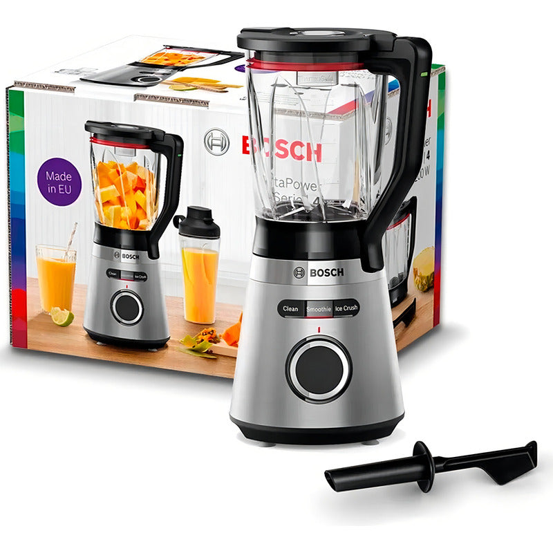 Licuadora Bosch Mmb6382m Jarra Cristal 1.5 Lts Fama Color Gris