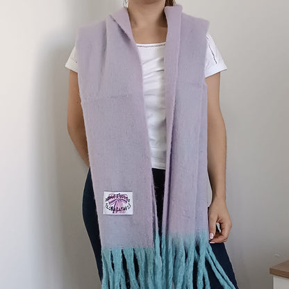 Bufanda Chalina Pashmina De Dama Bufandones Livianos Suaves Lila