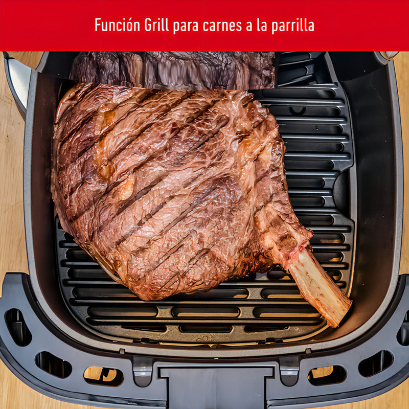 Freidora De Aire Digital Moulinex Easy Fry & Grill Xxl 6,5lts, Inox, 1850w