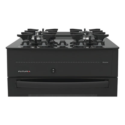Cocina A Supergas Futura Massima Color Negro