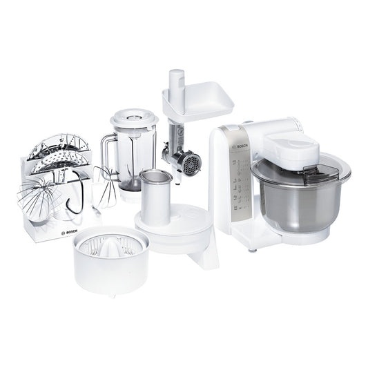 Multiprocesador, Robot De Cocina Bosch Mum4880, 5 Accesorios Blanco