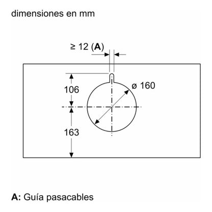 Campana De Integración Empotrar Bosch Dbb97am60 90cm Digital Negro