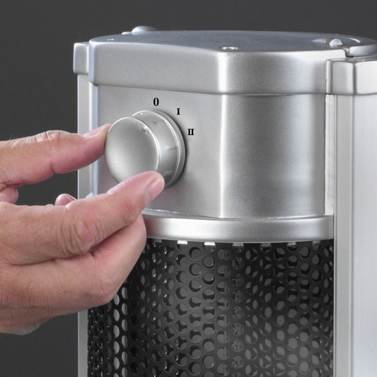 Calentador Fibra De Carbono Futura 1504 Estufa 360o Gris