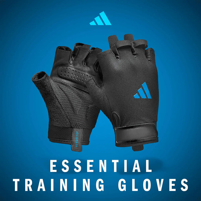 Guantes De Entreno, Pesas O Gym adidas Essential Color Azul - Azul - Lisa - Xl