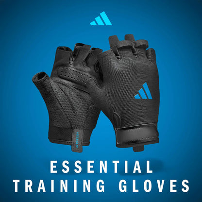 Guantes De Entreno, Pesas O Gym adidas Essential Color Azul - Azul - Lisa - Xl
