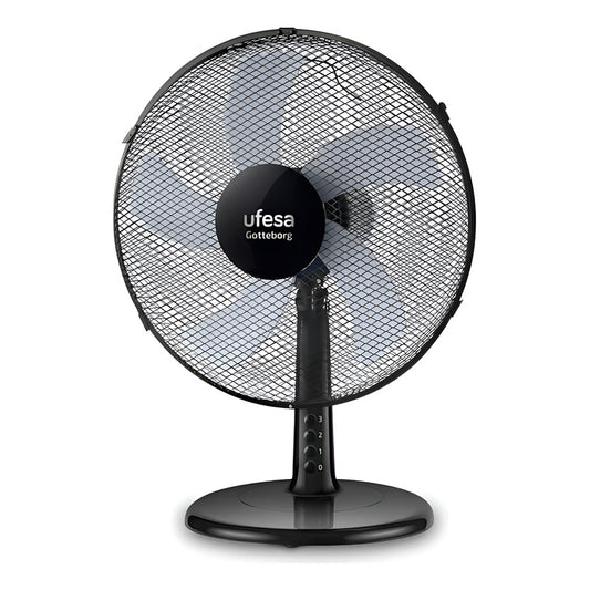 Ventilador De Mesa Ufesa Gotemborg Diámetro 30 Cm 30 Cm Negro
