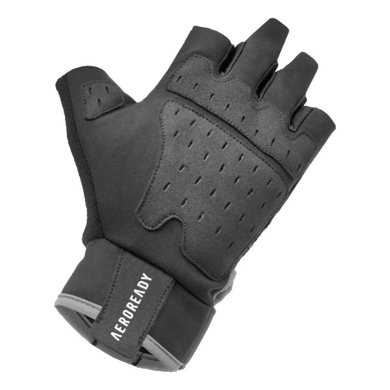 Guantes De Entrenamiento adidas Performance Gris Rayado Xs