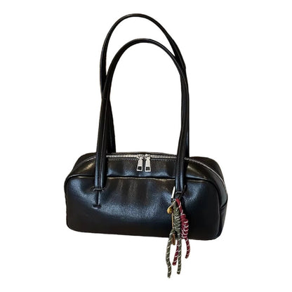 Carteras De Dama Bolsos Para Mujeres Bandoleras Capitoneadas Negro Liso