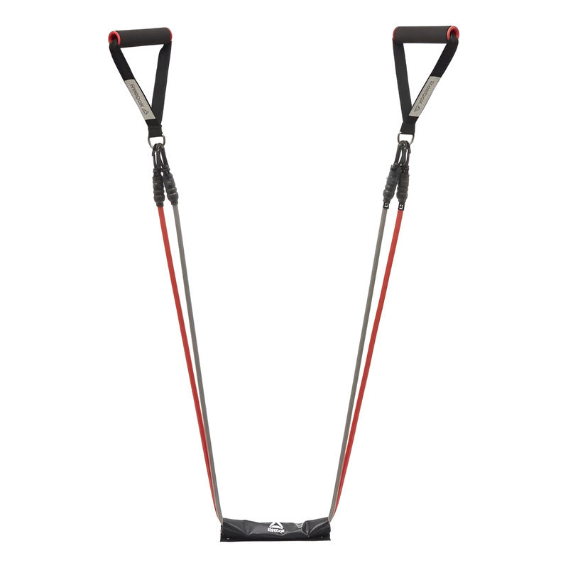 Banda Elastica Con Agarre Entrenamiento Reebok Reforzada Rojo/negro