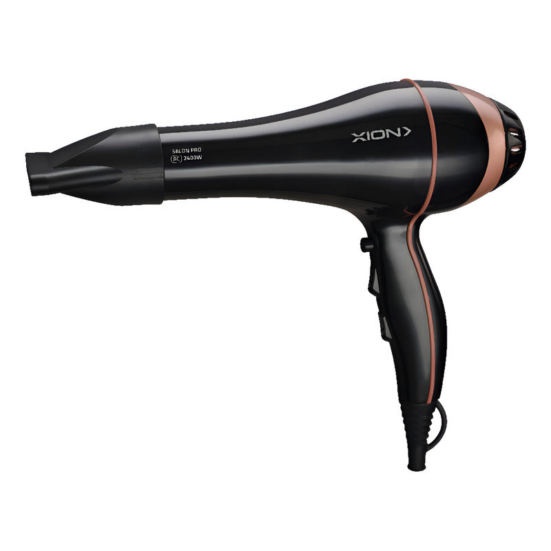 Secador De Pelo Profesional Xion Xi-se2800pro Color Negro